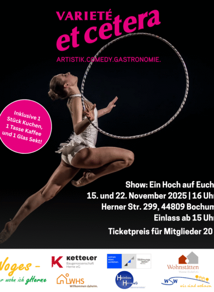 Flyer für eine Variete Aufführung